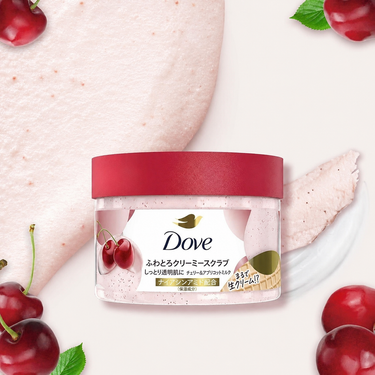 Translation missing: es.Dove Exfoliante Cremoso Cereza y Leche de Albaricoque