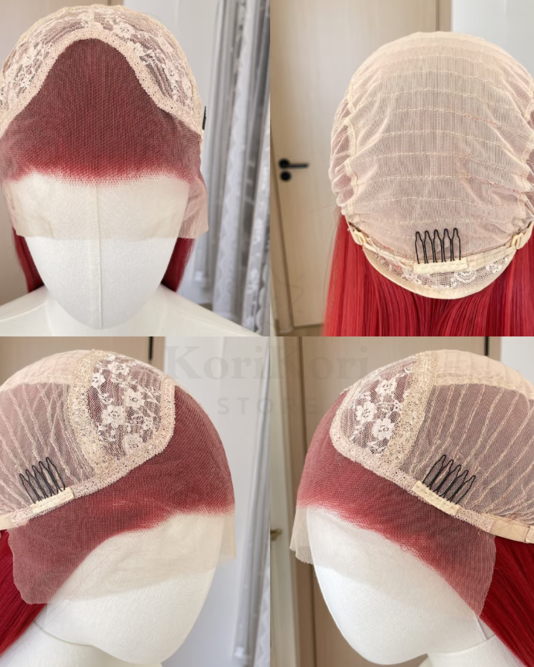 Crimson Silk Lace Front 13x4