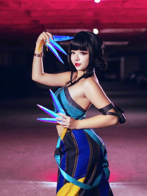 Cosplay Zoey K/DA Demon Hunters | Set Completo con Accesorios