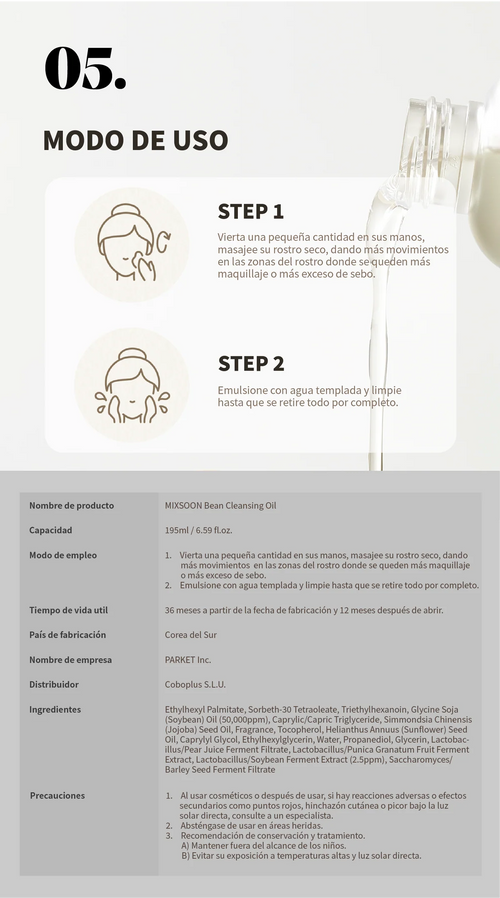 Mixsoon Bean Cleansing Oil