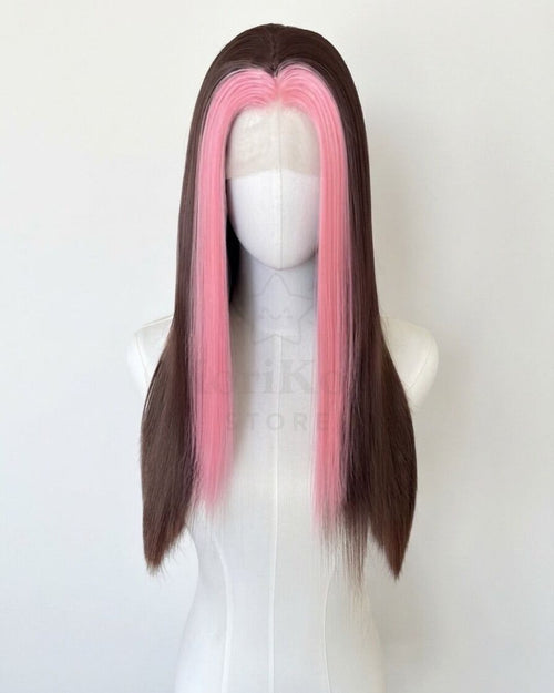 Pink Bang Brown Straight