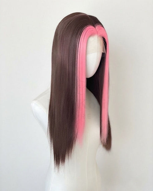 Pink Bang Brown Straight