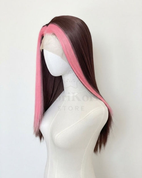 Pink Bang Brown Straight