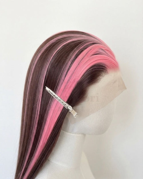 Pink Bang Brown Straight