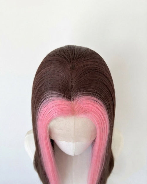 Pink Bang Brown Straight