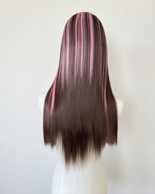 Pink Bang Brown Straight