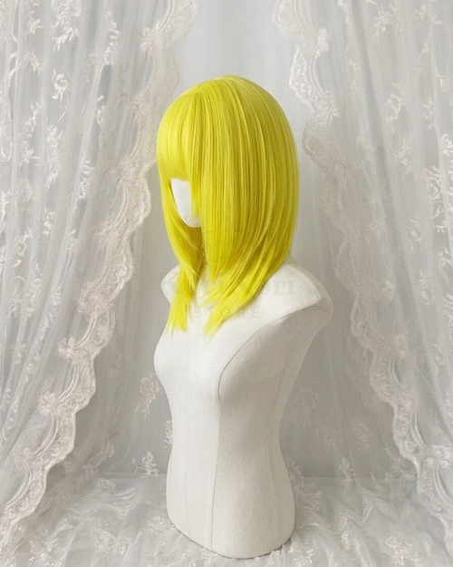Volt Yellow Layer Short Wig